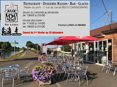 Restaurant Aux 100 pâtes - Relais du port - Eurovélo 6, Fast-Food à Dannemarie