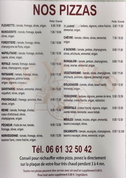 Vénus Pizza, Restauration Rapide à Vézelise