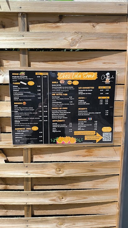 Chez Lulu Snack, Fast-Food à Longvic