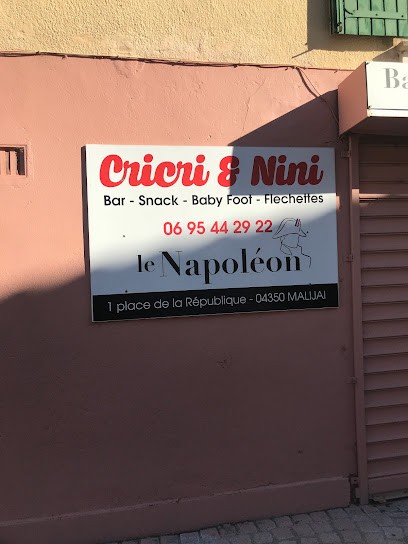 Le Napoléon Snack pmu, Snack-Bar à Malijai