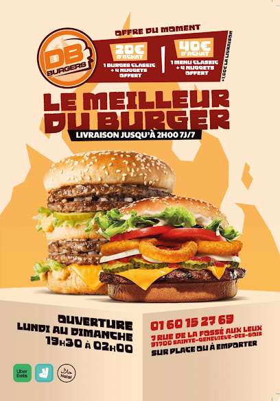 Db Burgers Restauration Rapide à Sainte-Geneviève-des-Bois
