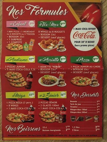 Andiamo pizza, Fast-Food à Toury