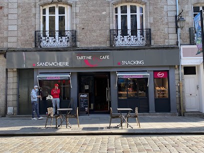 De La Tartine Au Café, Sandwicherie à Dinan