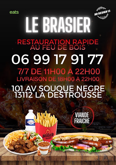 Le Brasier Restauration Rapide à la Destrousse