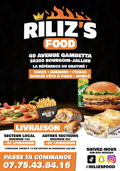 Riliz's Food, Restauration Rapide à Bourgoin-Jallieu