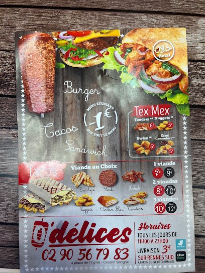 O'delices cesson, Sandwicherie à Cesson-Sévigné