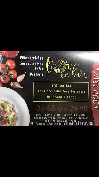 L’or En Box, Fast-Food à La Bernerie-en-Retz
