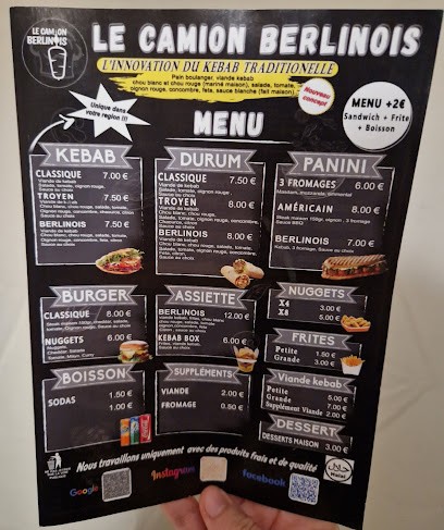 Le Camion Berlinois, Fast-Food à Verrières