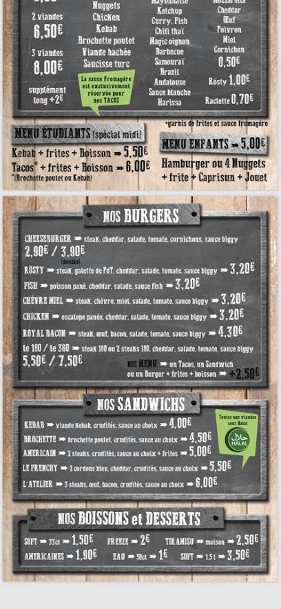 l'atelier du tacos, Fast-Food à Algrange